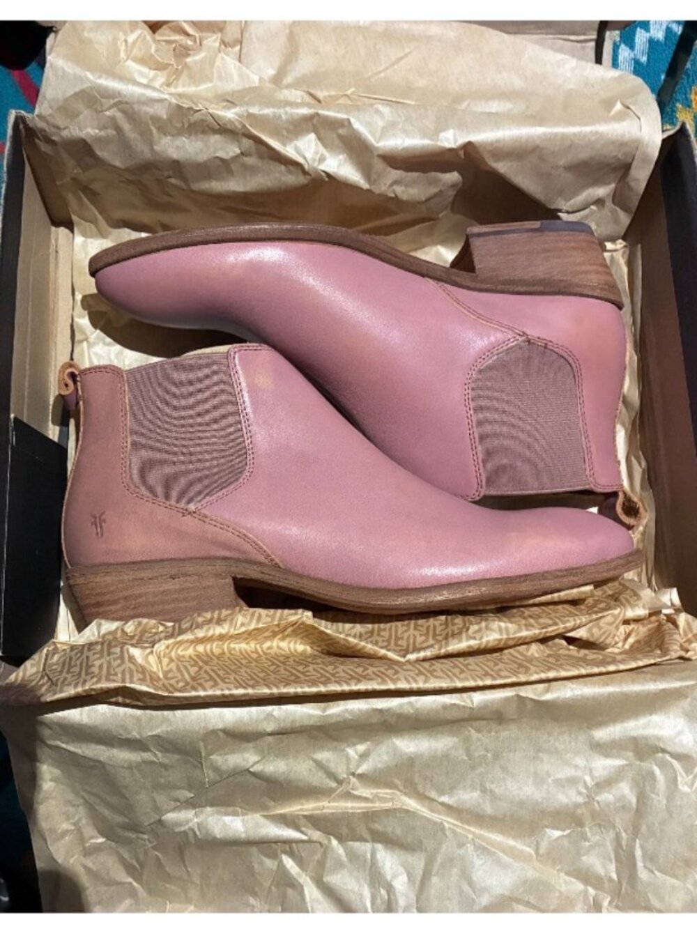 FRYE Carson Chelsea Pale Blush Ankle Bootie Size 10 M Womens - Picture 7 of 9